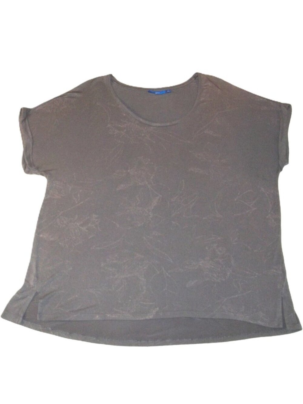 Used Apt. 9 Plus SS Grey Tunic Shirt Size 2X
